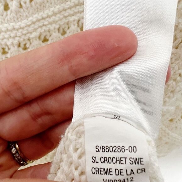 Old Navy Sleeveless Crochet Midi Swim Cover-Up Dress Size 4X Cream - Picture 5 of 7